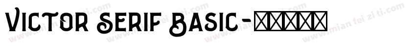 Victor Serif Basic字体转换